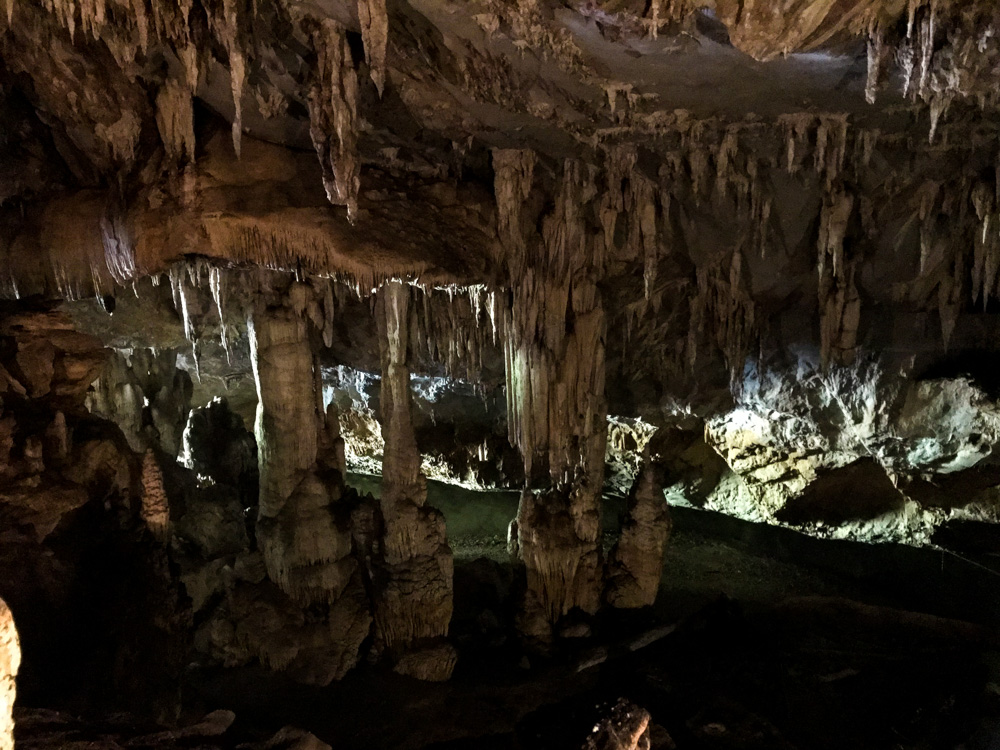 The views inside were pretty epic for first time cave goers, but we realise there are more spectacular caves out there!