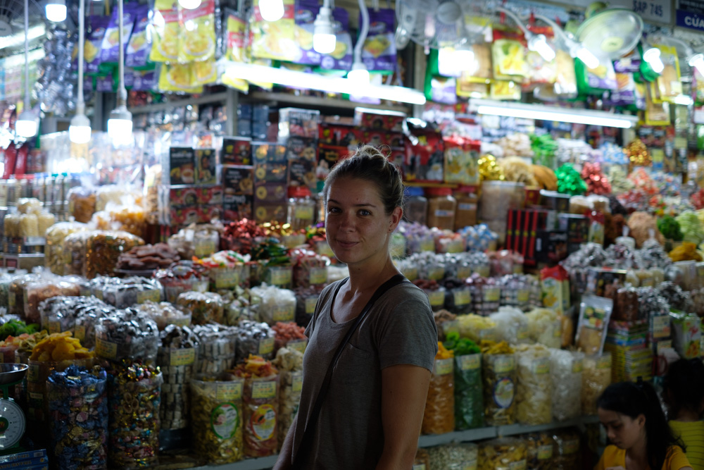 We started our tour at Ben Thanh market - one of the most civilised markets in our SE Asia market stops!